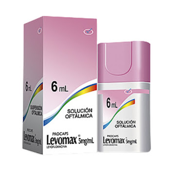 Levomax Levofloxacina 5mg/ml Procaps Frasco x 6 ml  