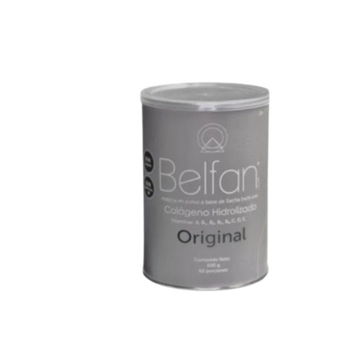 Colágeno Hidrolizado Original x 600g Belfan Tarro x 1 ¿Quieres consumir un colágeno que no te altere el sabor de las comidas o bebidas o que no te interfiera con el proceso de depilación láser? 

Mezcla funcional de Sacha Inchi y péptidos de colágeno hid