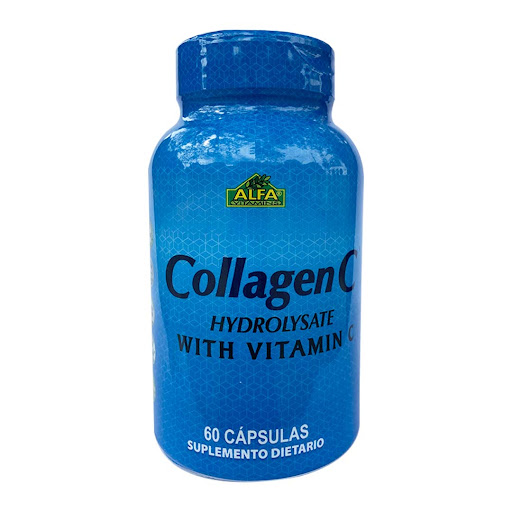 Solo Online Colágeno Hidrolizado   Collagen C With Vitamina C  Alfa X 60 Capsulas  