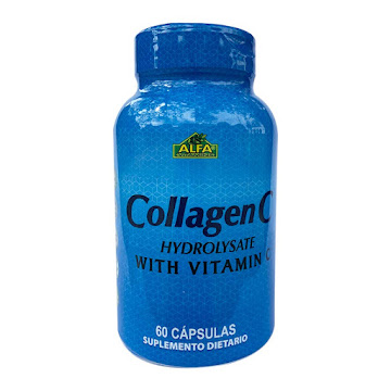 Solo Online Colágeno Hidrolizado   Collagen C With Vitamina C  Alfa X 60 Capsulas  