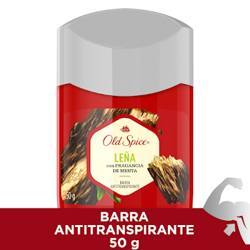 Desodorante Old Spice Leña Fragancia De Menta Barra x 50 gr  