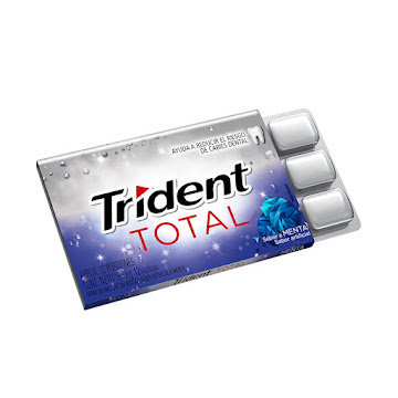 Chicle Trident White Total Menta x 12 und  