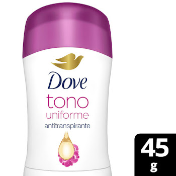 Desodorante Mujer Dove En Barra Ap Orquídea Tono Uniforme Frasco x 45 gr  