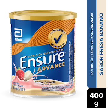 Ensure Advance Sabor Fresa Banano x 400 gr  