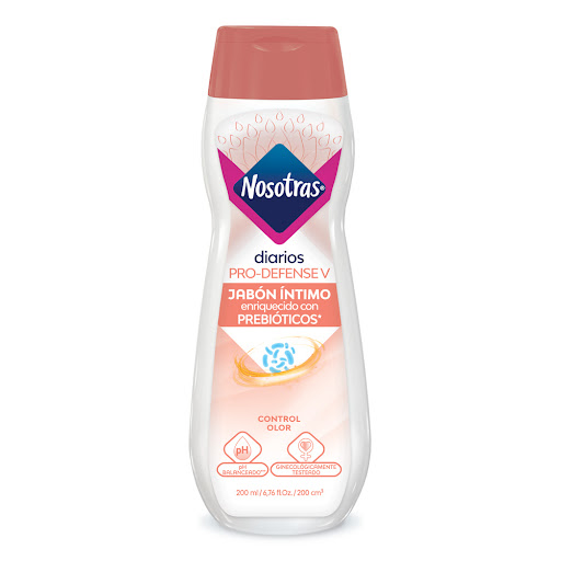 Jabón Íntimo Nosotras Pro-Defense V x Frasco 200 ml
