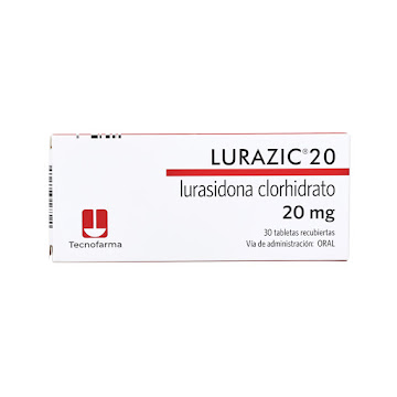Lurazic Lurasidona   Clorhidrato/20mg Tecnofarma Caja x 30 Tab  