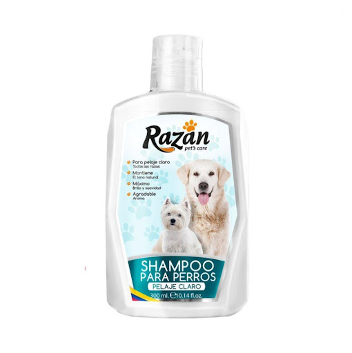Shampoo pelaje claro 300ml Razán frasco x 1 