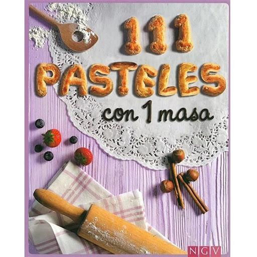 111 Pasteles Con 1 Masa Naumann & Gobel Verlagsgesellschaft Libro x 1.0 111 PASTELES CON UNA MASA  111 fabulosas recetas para hornear, basadas en una sola masa básica, que le aseguran el éxito culinario Fotografías en color e instrucciones paso a paso de cada receta Expli