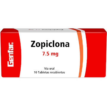 Zopiclona Genfar 7.5 mg Caja x 10 Tabletas  