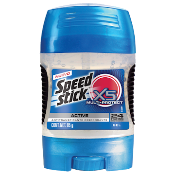 Desodorante Speed   Stick X5 Gel Multi-Protect Active 48h X85g           