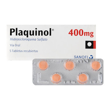 Plaquinol Hidroxicloroquina Sulfato 400 mg Sanofi Caja x 5 Tabletas  