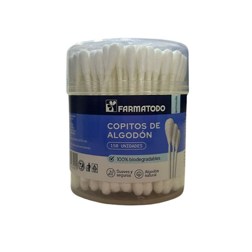 Copitos para Adultos Farmatodo Ecológicos Tarro x 150 und