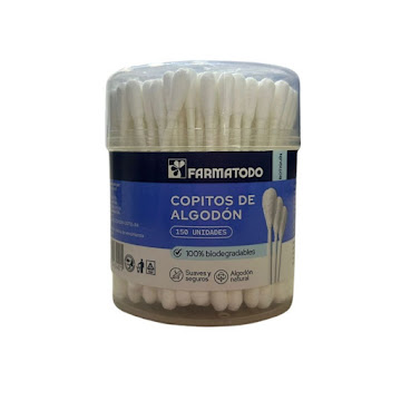 Copitos para Adultos Farmatodo Ecológicos Tarro x 150 und  