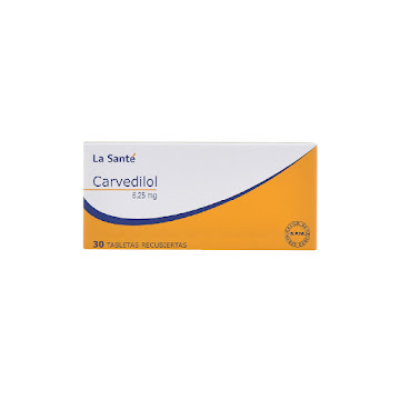 Carvedilol 6,25 mg La   Santé Caja x 30 Tabletas  