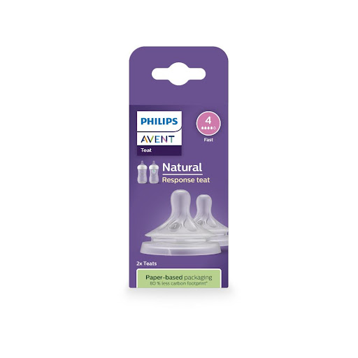 Tetina Avent Natural 3.0 Flujo Rápido 3m+ x 2 und