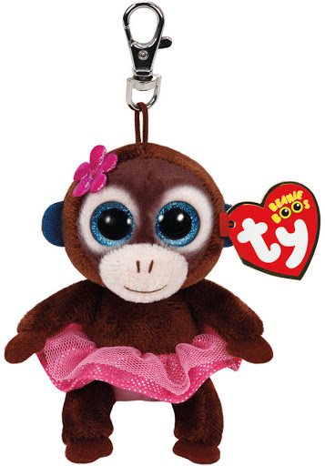Peluche TY Beanie Boos Nadya Mono Clip x 1Unidad 