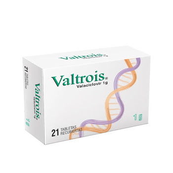 Valtrois Valaciclovir 1 gr Procaps Caja x 21 Tabletas  