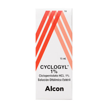 Cyclogyl Ciclopentolato 1% Alcon Frasco x 15 ml  