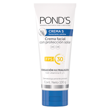 Crema Ponds S Humectante FPS30 x 100 gr  