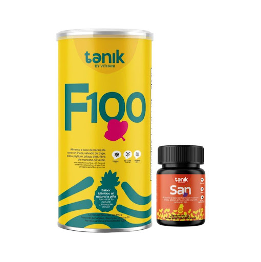 Combo Fibra F100 Tanik  X 600 Gr + Purgante San TANIK POLVO x 1 Alimento en polvo con proteína de soya, fibra natural y superalimentos
Dale a tu cuerpo la nutrición que merece con una mezcla única de ingredientes naturales diseñada para promover tu bienestar diges