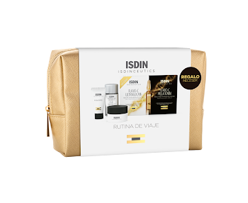 Kit Rutina Viaje Isdin + 4 Sérum Day & Night + Agua Micelar + A.G.E x 7 ml + Contorno De Ojos x 3 gr  