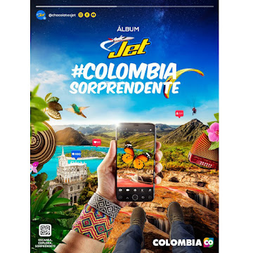 Albúm Jet Colombia Sorprendente x 1 und  