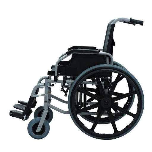 SILLA DE RUEDAS BARIATRICA ACERO RIN ESTRELLA ABRAZADOR EN PIE PH-8001C CM MCO Individual x 1 