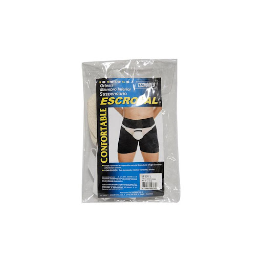 SUSPENSORIO ESCROTAL T M KR KROMIA  x 1 Soporte escrotal diseñado para brindar sujeción y estabilidad en la zona testicular. Está confeccionado en algodón y elástico, lo que permite comodidad y transpirabilidad. Se recomienda para postopera