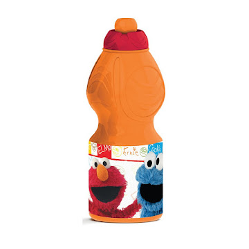 Solo Online Botella Ronda  Plastica   Plaza Sesamo  X 1 Unidad 