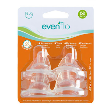 Solo Online Chupo Evenflo Flujo   Medio X 4 Unidades 