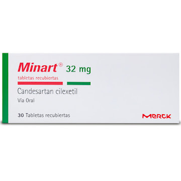 Minart 32Mg Tabletas Caja X30Tab. Merck Candesartan Cilexetil           