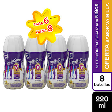 //Oft Pediasure RPB Vainilla x 220 ml Pague 6 Lleve 8  