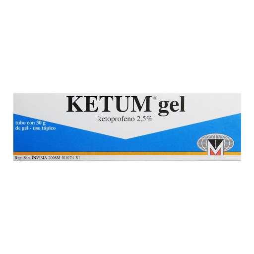 Ketum Ketoprofeno 2.5% Menarini Gel Tubo x 30 gr