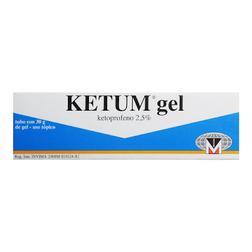 Ketum Ketoprofeno 2.5% Menarini Gel Tubo x 30 gr  