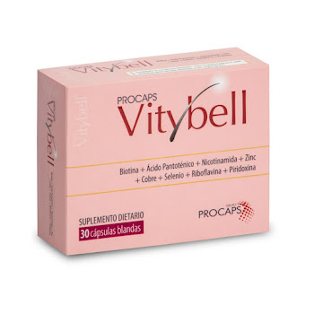 Vitybell Biotina + Ácido Pantoténico 900mcg/2mg Procaps Caja x 30 Cápsulas  