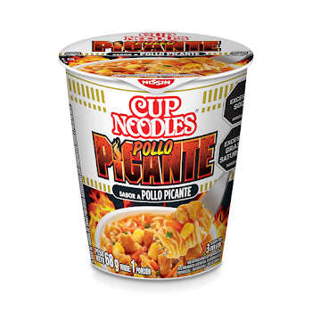 Sopa Instantanea Nissin Cup Noodles Sabor A Pollo Picante x 68 gr  