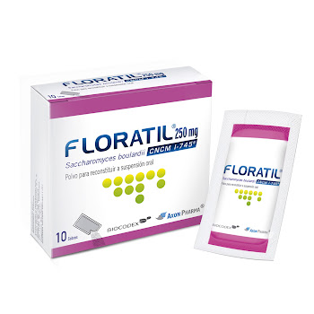 Floratil Saccharomyces Boulardii 250 mg Axón Caja x 10 Sobres  