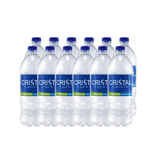 Pack Agua Ecopack De 1 Litro Cristal Envase X 12
