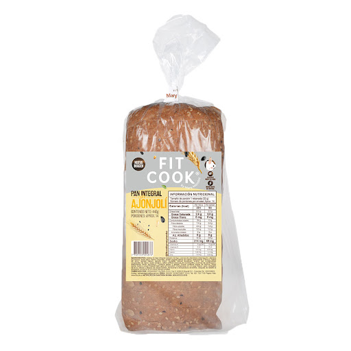 Pan De Ajonjoli Buena Vida Fitcook Mary Mendez 100% Integral x 430 gr