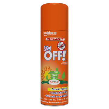 Repelente Insectos Stay OFF! Adultos En Aerosol Frasco x 160 ml  