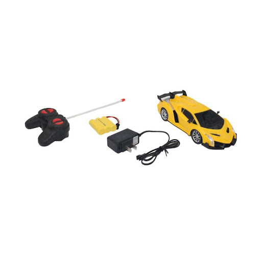 Carro Jy R/c Batería Recargable Para Niño Caja Plasticos Asociados  x 1 Es un juguete interactivo y versátil, fabricado en plástico resistente y seguro. Diseñado con control remoto y batería recargable, este carro permite realizar movimientos multidireccionales, ideal par