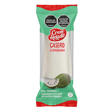 Helado Crem Helado Casero Guanábana x 60 gr  
