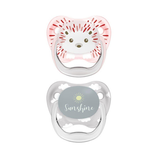 Chupo Entretencion Prevent Animal N1 Rosa Gris Dr Browns Tetina x 1 ¡Calmar al bebé con seguridad nunca ha sido tan inteligente! Los chupetes Dr. Brown’s® PreVent™ son tan adorables como efectivos. Diseñados por un dentista pediátrico, la pera 100 % de silicona cuenta