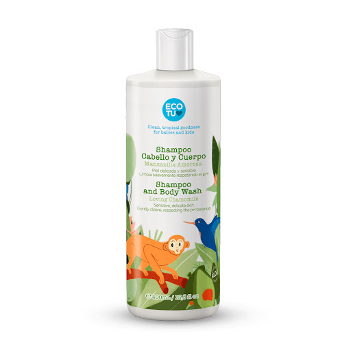 Shampoo Ecotu Manzanilla Amorosa para Cabello y Cuerpo Frasco x 400 ml