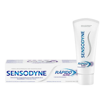 Crema Dental Sensodyne Rápido Alivio de la sensibilidad dental x 100 gr  