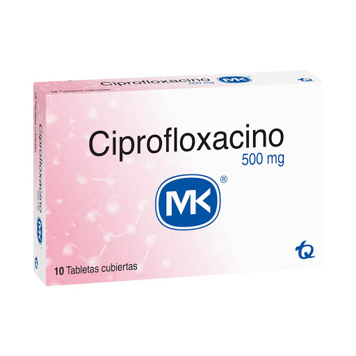 Ciprofloxacino MK 500 mg x 10 Tabletas