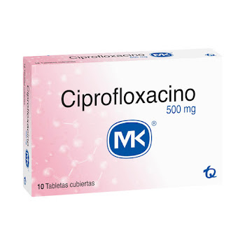 Ciprofloxacino MK 500 mg x 10 Tabletas  
