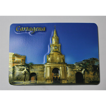 Imán Artesanal Arfe   Ciudad Amurallada x 1 und  