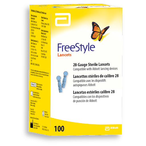Lancetas Free Style Estériles Calibre 28 x 100 und