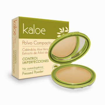 //Polvo Compacto Kaloe Control Imperfecciones No3 Miel x15gr  